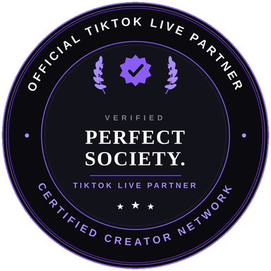 Official TikTok LIVE Partner — certified creator network seal
